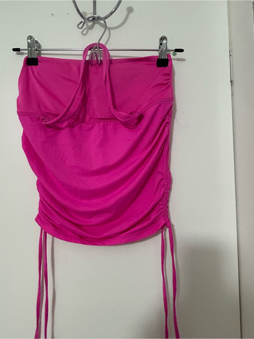 Roxy Bright Pink Swim Halter Top